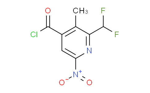 AM115804 | 1805128-35-1 | 2-(Difluoromethyl)-3-methyl-6-nitropyridine-4-carbonyl chloride
