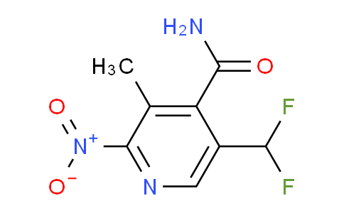 AM115816 | 1807038-24-9 | 5-(Difluoromethyl)-3-methyl-2-nitropyridine-4-carboxamide