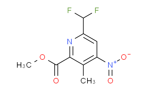 AM115830 | 1805442-72-1 | Methyl 6-(difluoromethyl)-3-methyl-4-nitropyridine-2-carboxylate