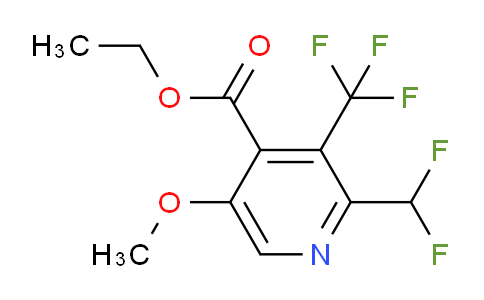 AM115837 | 1806036-79-2 | Ethyl 2-(difluoromethyl)-5-methoxy-3-(trifluoromethyl)pyridine-4-carboxylate