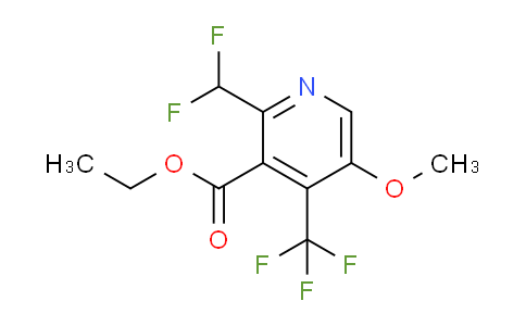 AM115839 | 1805151-56-7 | Ethyl 2-(difluoromethyl)-5-methoxy-4-(trifluoromethyl)pyridine-3-carboxylate
