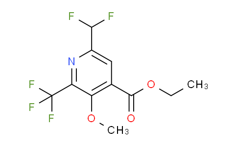 AM115840 | 1805550-24-6 | Ethyl 6-(difluoromethyl)-3-methoxy-2-(trifluoromethyl)pyridine-4-carboxylate