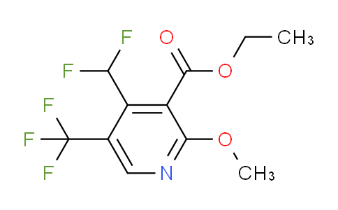 Ethyl 4-(difluoromethyl)-2-methoxy-5-(trifluoromethyl)pyridine-3-carboxylate