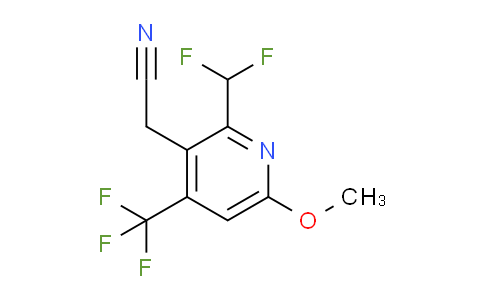 AM115849 | 1807106-51-9 | 2-(Difluoromethyl)-6-methoxy-4-(trifluoromethyl)pyridine-3-acetonitrile