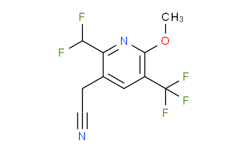 AM115850 | 1805559-14-1 | 2-(Difluoromethyl)-6-methoxy-5-(trifluoromethyl)pyridine-3-acetonitrile