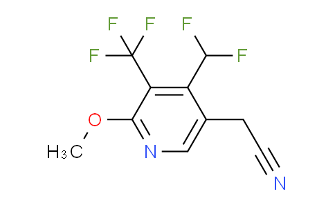 AM115854 | 1805468-78-3 | 4-(Difluoromethyl)-2-methoxy-3-(trifluoromethyl)pyridine-5-acetonitrile