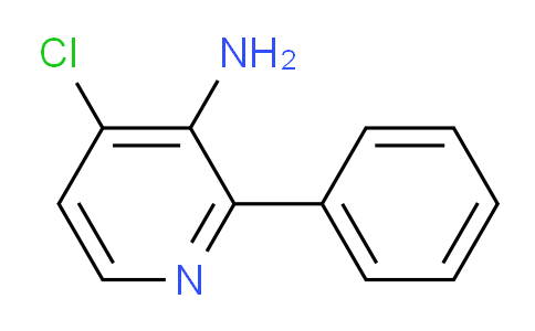 3-Amino-4-chloro-2-phenylpyridine