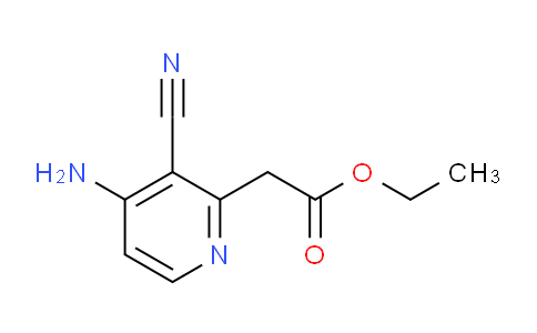 Ethyl 4-amino-3-cyanopyridine-2-acetate