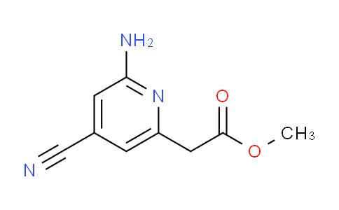 AM115987 | 1807156-88-2 | Methyl 2-amino-4-cyanopyridine-6-acetate