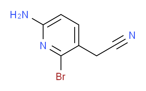 6-Amino-2-bromopyridine-3-acetonitrile