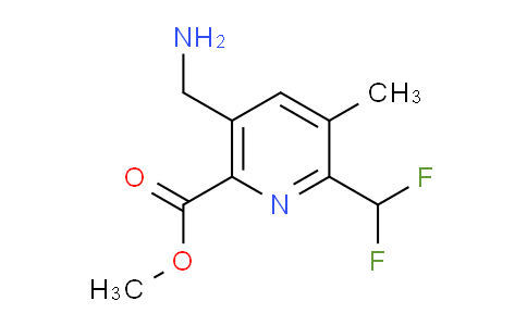 AM116588 | 1806046-80-9 | Methyl 5-(aminomethyl)-2-(difluoromethyl)-3-methylpyridine-6-carboxylate
