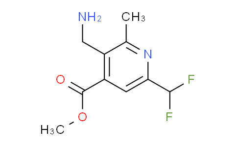AM116592 | 1807151-61-6 | Methyl 3-(aminomethyl)-6-(difluoromethyl)-2-methylpyridine-4-carboxylate