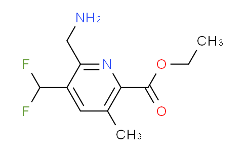 AM116594 | 1807038-70-5 | Ethyl 2-(aminomethyl)-3-(difluoromethyl)-5-methylpyridine-6-carboxylate