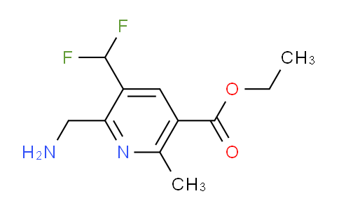 AM116595 | 1806963-30-3 | Ethyl 2-(aminomethyl)-3-(difluoromethyl)-6-methylpyridine-5-carboxylate