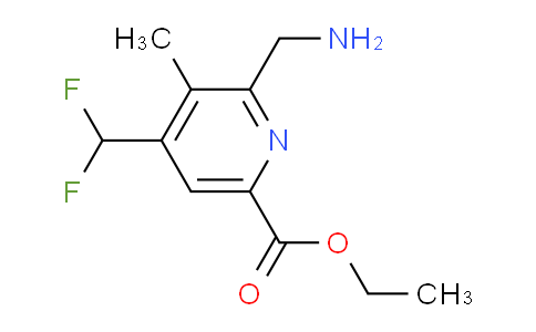 AM116596 | 1805622-91-6 | Ethyl 2-(aminomethyl)-4-(difluoromethyl)-3-methylpyridine-6-carboxylate