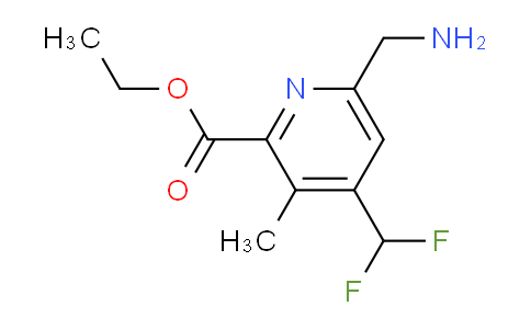 AM116599 | 1805611-75-9 | Ethyl 6-(aminomethyl)-4-(difluoromethyl)-3-methylpyridine-2-carboxylate