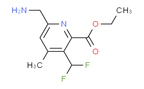 AM116604 | 1804876-18-3 | Ethyl 6-(aminomethyl)-3-(difluoromethyl)-4-methylpyridine-2-carboxylate