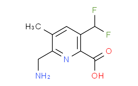 AM116768 | 1805622-32-5 | 2-(Aminomethyl)-5-(difluoromethyl)-3-methylpyridine-6-carboxylic acid