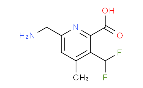6-(Aminomethyl)-3-(difluoromethyl)-4-methylpyridine-2-carboxylic acid