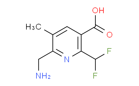 2-(Aminomethyl)-6-(difluoromethyl)-3-methylpyridine-5-carboxylic acid