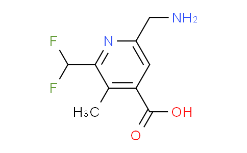 6-(Aminomethyl)-2-(difluoromethyl)-3-methylpyridine-4-carboxylic acid
