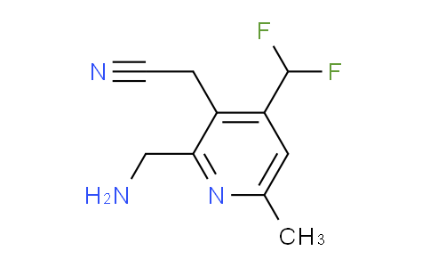 2-(Aminomethyl)-4-(difluoromethyl)-6-methylpyridine-3-acetonitrile