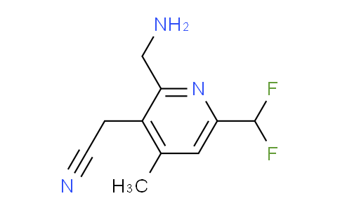 2-(Aminomethyl)-6-(difluoromethyl)-4-methylpyridine-3-acetonitrile