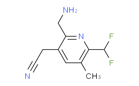 2-(Aminomethyl)-6-(difluoromethyl)-5-methylpyridine-3-acetonitrile