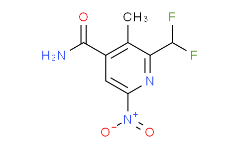 AM116855 | 1806966-52-8 | 2-(Difluoromethyl)-3-methyl-6-nitropyridine-4-carboxamide