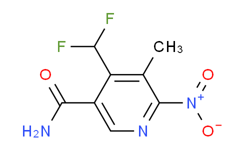 AM116896 | 1805608-60-9 | 4-(Difluoromethyl)-3-methyl-2-nitropyridine-5-carboxamide