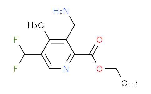 AM116902 | 1806993-70-3 | Ethyl 3-(aminomethyl)-5-(difluoromethyl)-4-methylpyridine-2-carboxylate