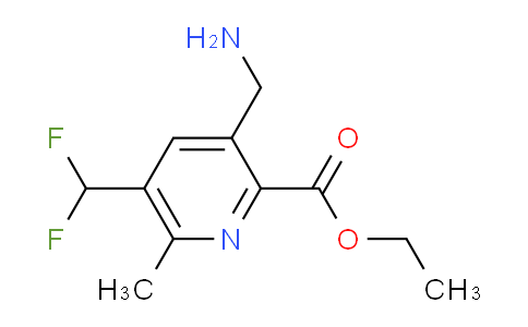 AM116904 | 1804876-32-1 | Ethyl 3-(aminomethyl)-5-(difluoromethyl)-6-methylpyridine-2-carboxylate