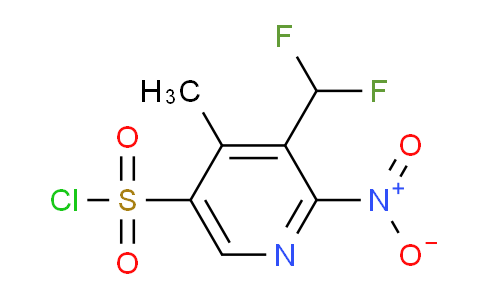 AM116933 | 1806864-01-6 | 3-(Difluoromethyl)-4-methyl-2-nitropyridine-5-sulfonyl chloride