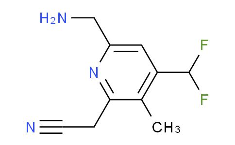 6-(Aminomethyl)-4-(difluoromethyl)-3-methylpyridine-2-acetonitrile