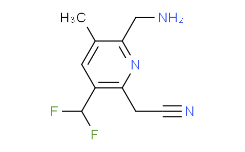 2-(Aminomethyl)-5-(difluoromethyl)-3-methylpyridine-6-acetonitrile