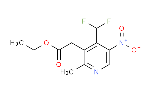 AM116972 | 1805471-40-2 | Ethyl 4-(difluoromethyl)-2-methyl-5-nitropyridine-3-acetate