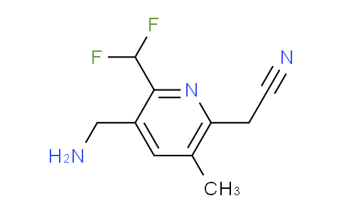 AM116973 | 1805268-83-0 | 3-(Aminomethyl)-2-(difluoromethyl)-5-methylpyridine-6-acetonitrile