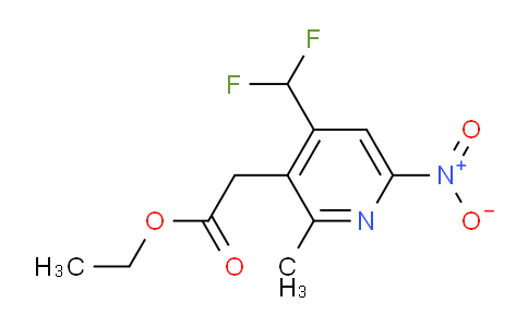AM116974 | 1804881-05-7 | Ethyl 4-(difluoromethyl)-2-methyl-6-nitropyridine-3-acetate
