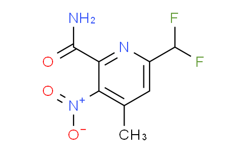6-(Difluoromethyl)-4-methyl-3-nitropyridine-2-carboxamide