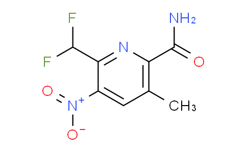 2-(Difluoromethyl)-5-methyl-3-nitropyridine-6-carboxamide