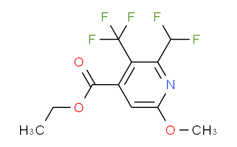 AM116997 | 1806958-44-0 | Ethyl 2-(difluoromethyl)-6-methoxy-3-(trifluoromethyl)pyridine-4-carboxylate