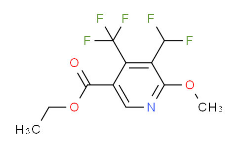 AM117002 | 1806036-86-1 | Ethyl 3-(difluoromethyl)-2-methoxy-4-(trifluoromethyl)pyridine-5-carboxylate