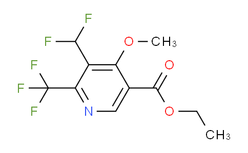 AM117007 | 1805439-36-4 | Ethyl 3-(difluoromethyl)-4-methoxy-2-(trifluoromethyl)pyridine-5-carboxylate