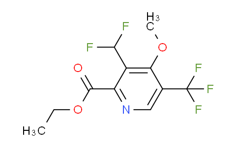 AM117008 | 1805200-24-1 | Ethyl 3-(difluoromethyl)-4-methoxy-5-(trifluoromethyl)pyridine-2-carboxylate
