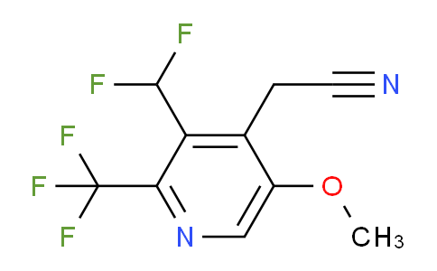 AM117025 | 1806990-74-8 | 3-(Difluoromethyl)-5-methoxy-2-(trifluoromethyl)pyridine-4-acetonitrile