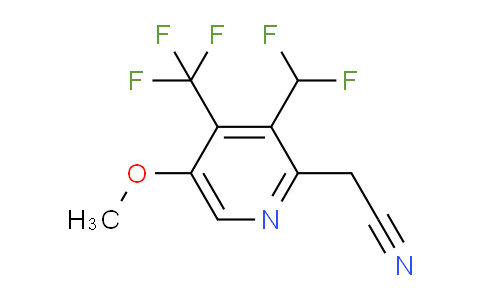 AM117026 | 1805468-71-6 | 3-(Difluoromethyl)-5-methoxy-4-(trifluoromethyl)pyridine-2-acetonitrile
