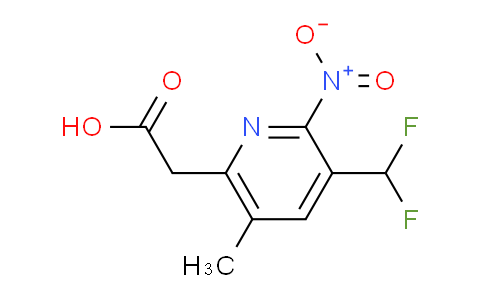 AM117027 | 1804873-86-6 | 3-(Difluoromethyl)-5-methyl-2-nitropyridine-6-acetic acid