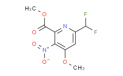 AM117033 | 1807138-88-0 | Methyl 6-(difluoromethyl)-4-methoxy-3-nitropyridine-2-carboxylate
