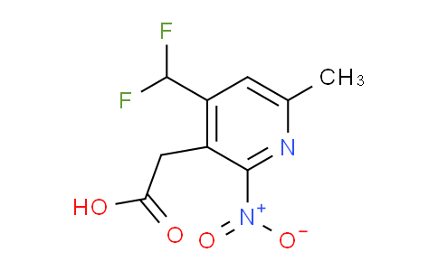 AM117038 | 1805613-56-2 | 4-(Difluoromethyl)-6-methyl-2-nitropyridine-3-acetic acid