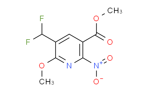 Methyl 3-(difluoromethyl)-2-methoxy-6-nitropyridine-5-carboxylate